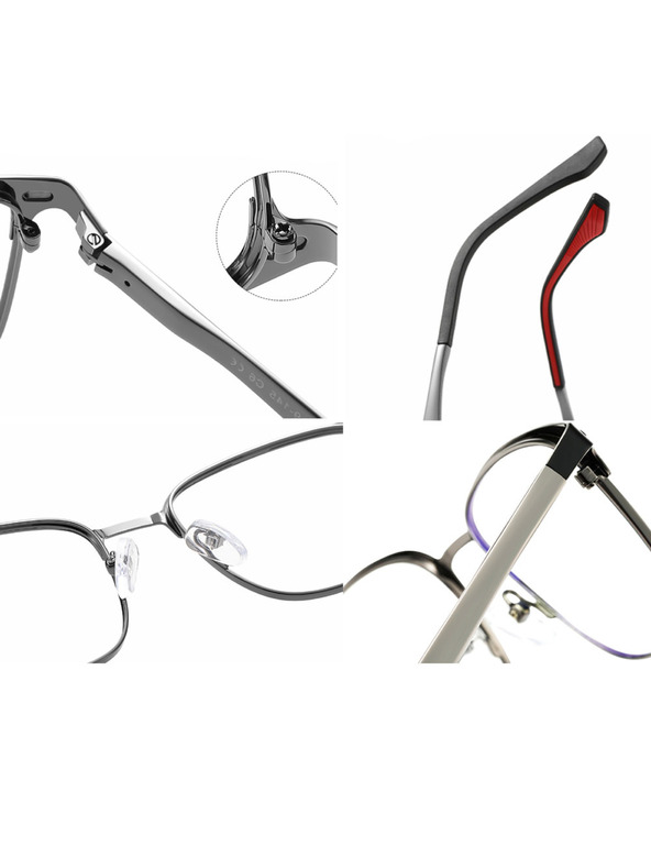 VEYREY VeyRey nerd слънчеви очила Binfy черна рамка чисти стекла