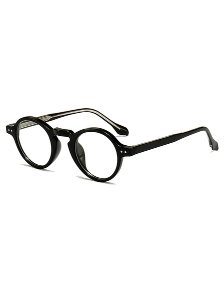 VEYREY VeyRey лимонки слънчеви очила Saren черна рамка чисти стекла