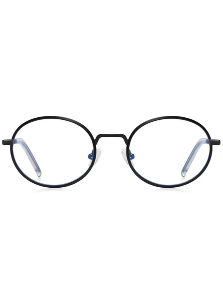 VEYREY VeyRey лимонки слънчеви очила Ropug черна рамка чисти стекла