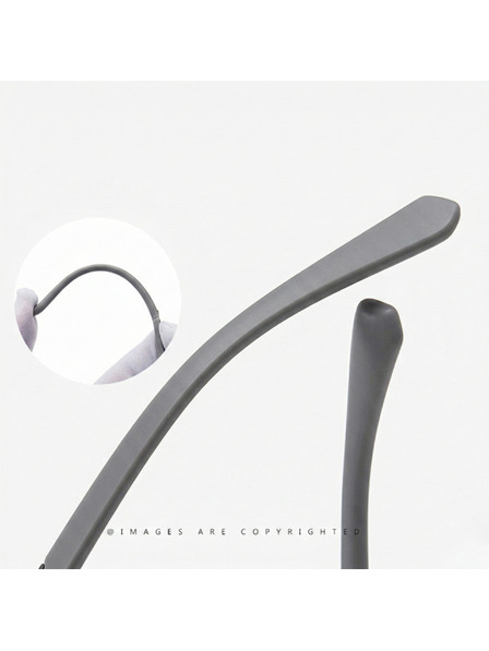 VEYREY VeyRey ъглови слънчеви очила Quinite черна рамка червени стъкла