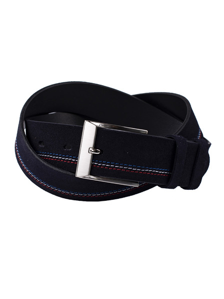 Zapana Zapana Мъжки колан с класическа тока Portion navy 115 см