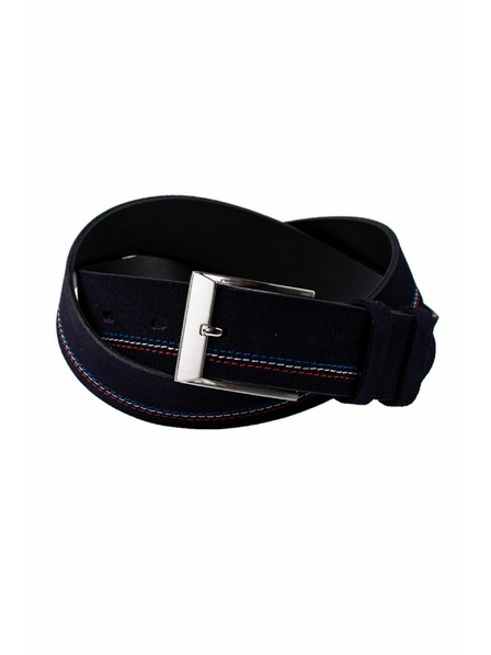 Zapana Zapana Мъжки колан с класическа тока Portion navy 115 см