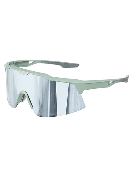 VEYREY VeyRey спортни слънчеви очила Antism зелена рамка сребристи стъкла