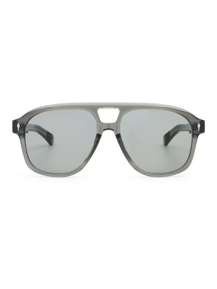 VEYREY VeyRey пилотски поляризирани слънчеви очила Interlity прозрачна рамка черни стъкла