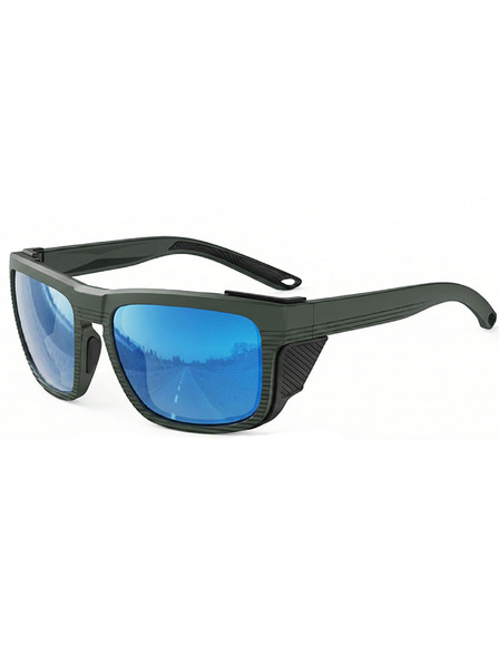 VEYREY VeyRey спортни поляризирани слънчеви очила Unow черна рамка синя стъкла