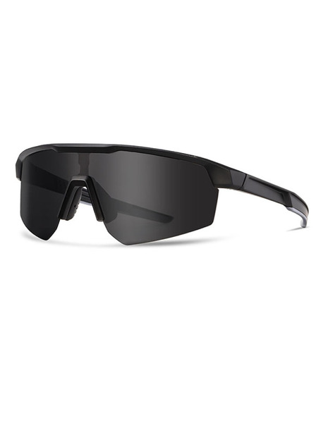 VEYREY VeyRey спортни поляризирани слънчеви очила Monoal черна рамка черни стъкла