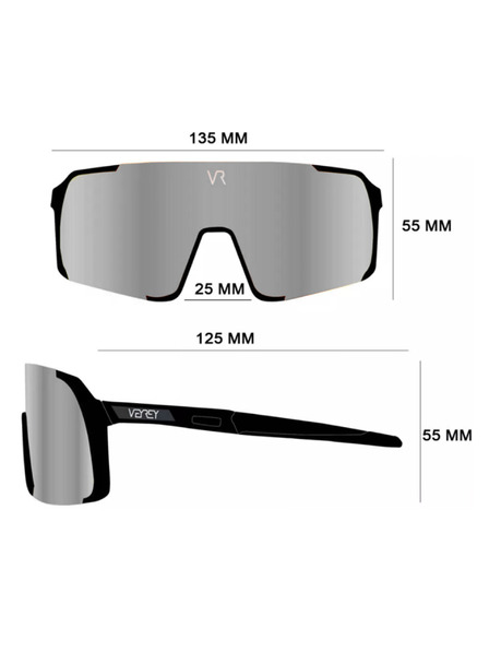 VEYREY VeyRey детски спортни фотохромни слънчеви очила Wegub прозрачна рамка розови лещи