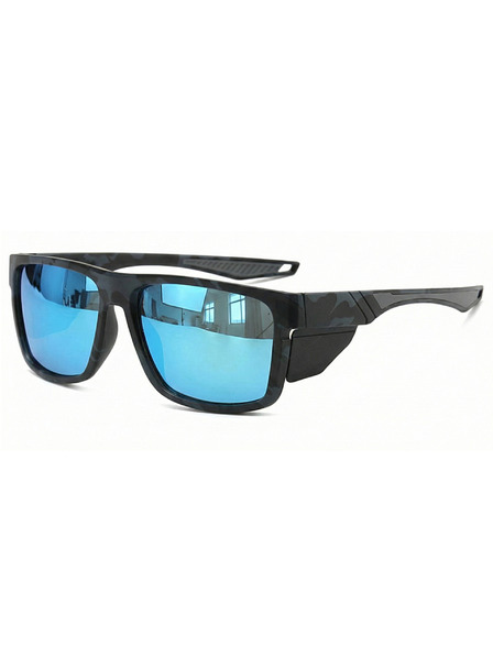 VEYREY VeyRey спортни слънчеви очила с поляризация Libish черна рамка сини лещи