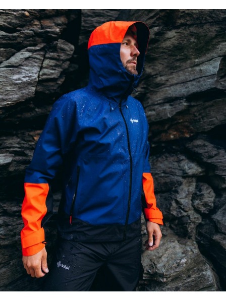 Kilpi Мъжко водоустойчиво hardshell яке Kilpi MAMBA-M Тъмносиньо