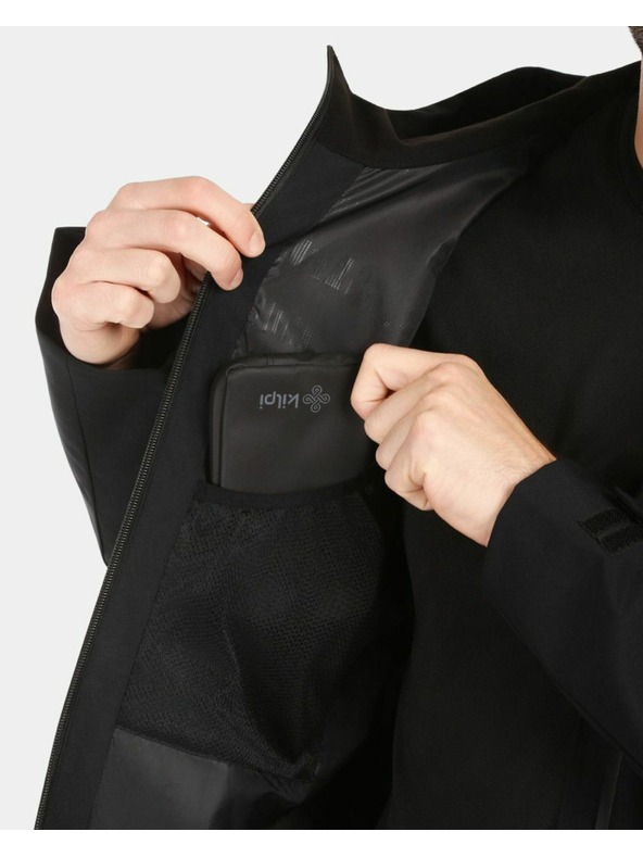 Kilpi Мъжко удължено външно яке Kilpi AYRA-M Черно