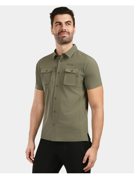 Kilpi Мъжка туристическа риза Kilpi BOMBAY-M Зелено
