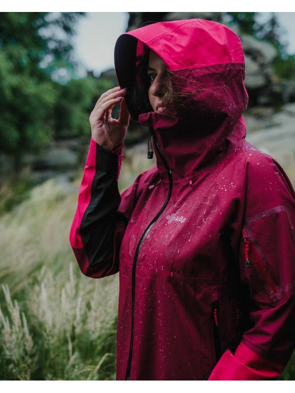 Kilpi Дамско непромокаемо яке Hardshell Kilpi MAMBA-W Dark Red