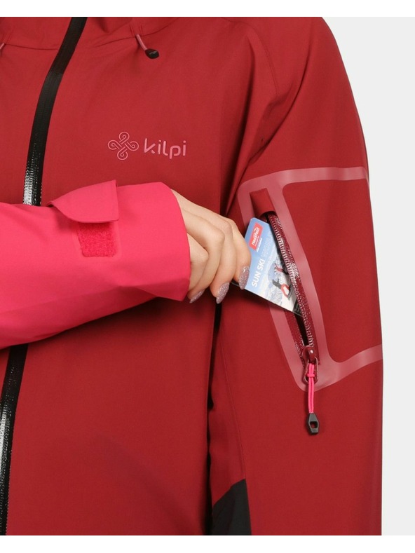 Kilpi Дамско непромокаемо яке Hardshell Kilpi MAMBA-W Dark Red