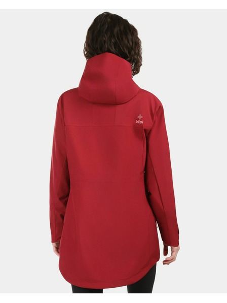 Kilpi Дамско пътешественско палто Kilpi AYRA-W Тъмночервено