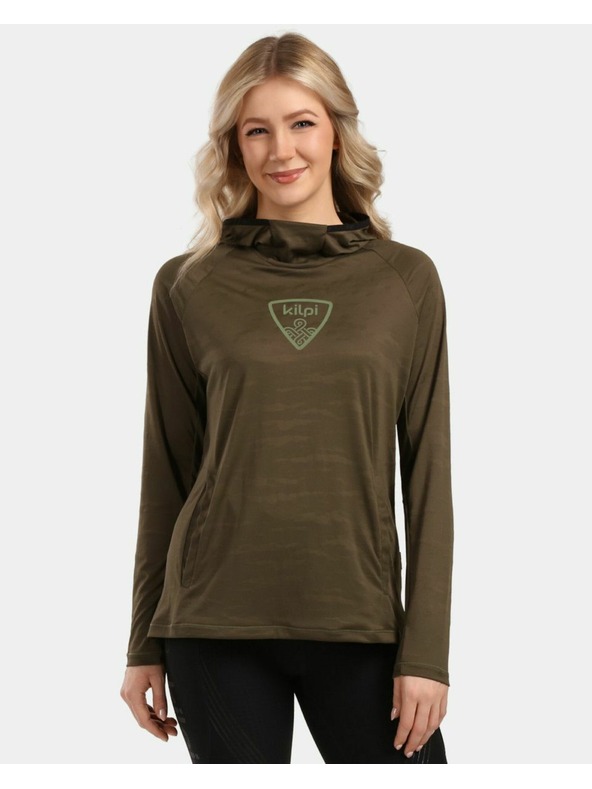 Kilpi Женски фитнес суитшърт Kilpi AILEEN-W Khaki