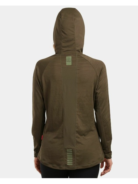 Kilpi Женски фитнес суитшърт Kilpi AILEEN-W Khaki