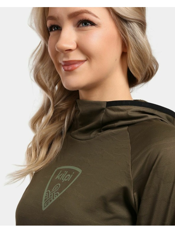Kilpi Женски фитнес суитшърт Kilpi AILEEN-W Khaki