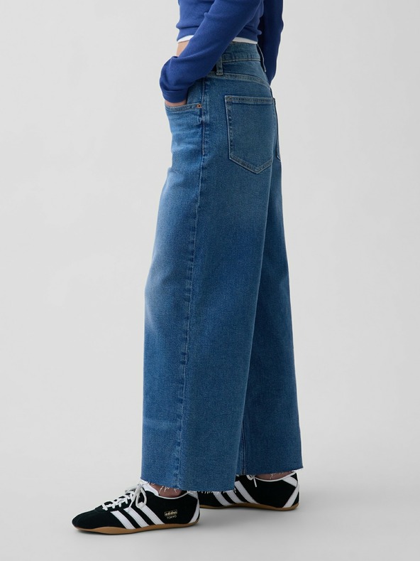 GAP Дънки High Rise Stride Wide-Leg Ankle GAP