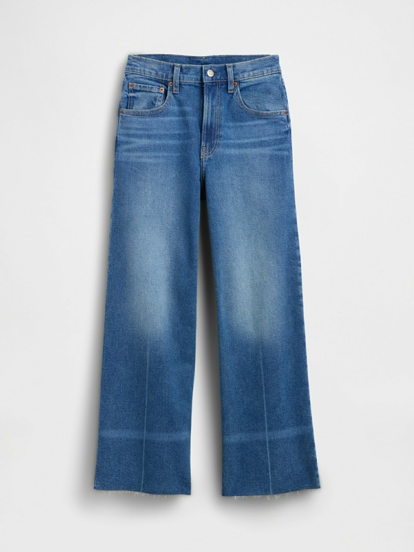GAP Дънки High Rise Stride Wide-Leg Ankle GAP