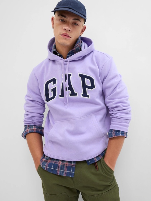 GAP Суитшърт с лого и качулка GAP