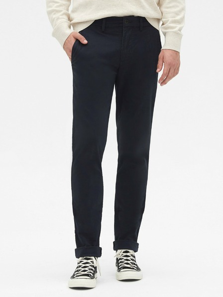 GAP Панталони essential khaki тесен модел GapFlex GAP