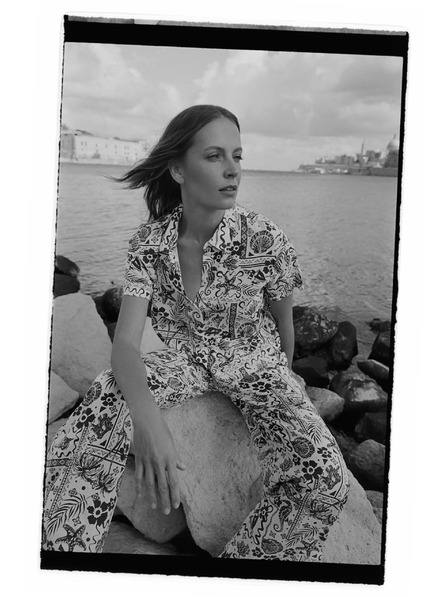 Moodo Шарена риза тъмносиня Moodo