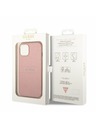 Guess Guess PU Leather Saffiano Заден протектор за iPhone 14 Plus Pink