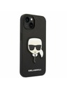 Karl Lagerfeld Karl Lagerfeld PU Saffiano Karl Head Заден протектор за iPhone 14 Plus Black