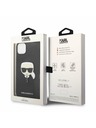Karl Lagerfeld Karl Lagerfeld PU Saffiano Karl Head Заден протектор за iPhone 14 Plus Black