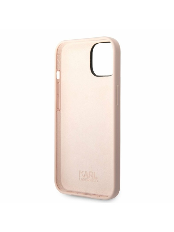 Karl Lagerfeld Karl Lagerfeld Liquid Silicone Choupette NFT Заден протектор за iPhone 14 Plus Pink