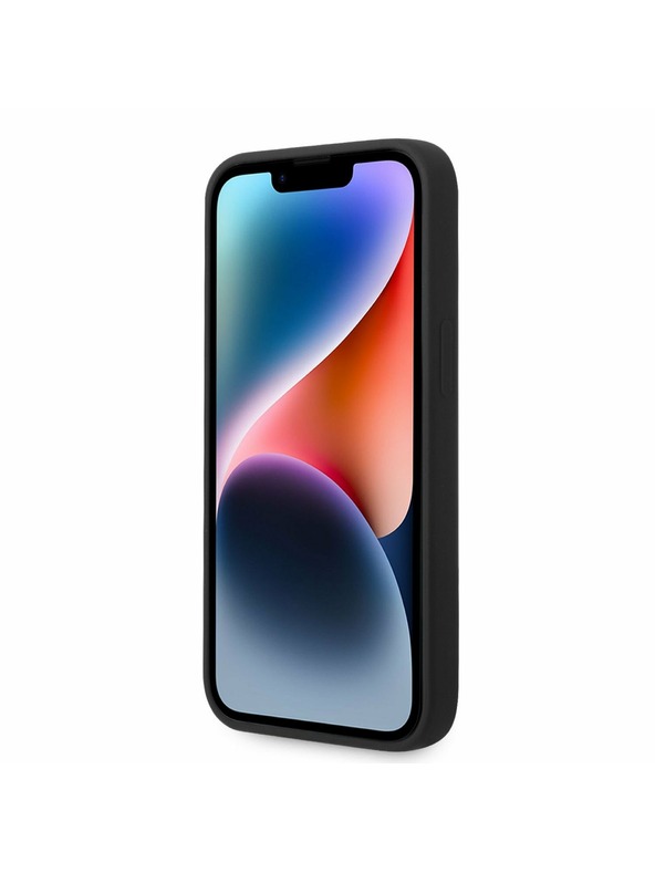 Karl Lagerfeld Karl Lagerfeld Liquid Silicone Choupette Заден протектор за iPhone 14 Plus Black