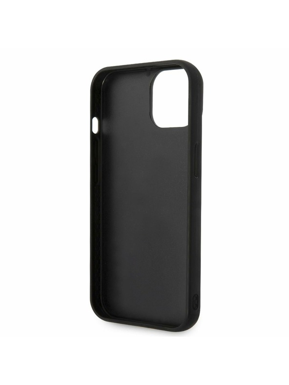 Karl Lagerfeld Karl Lagerfeld Quilted Puffy Ikonik Logo Заден протектор за iPhone 14 Plus Black