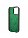 AMG AMG Liquid Silicone Green Logo Задна обвивка за iPhone 14 Pro Grey