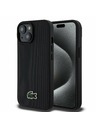 Lacoste Lacoste Iconic Petit Pique Woven Logo Magsafe Задна обвивка за iPhone 15 Black