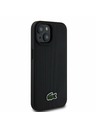 Lacoste Lacoste Iconic Petit Pique Woven Logo Magsafe Задна обвивка за iPhone 15 Black