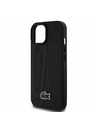 Lacoste Lacoste Iconic Petit Pique Woven Logo Magsafe Задна обвивка за iPhone 15 Black
