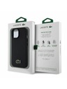 Lacoste Lacoste Iconic Petit Pique Woven Logo Magsafe Задна обвивка за iPhone 15 Black