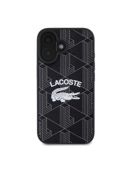Lacoste Lacoste Blend Monogram MagSafe Задна обвивка за iPhone 16 Black
