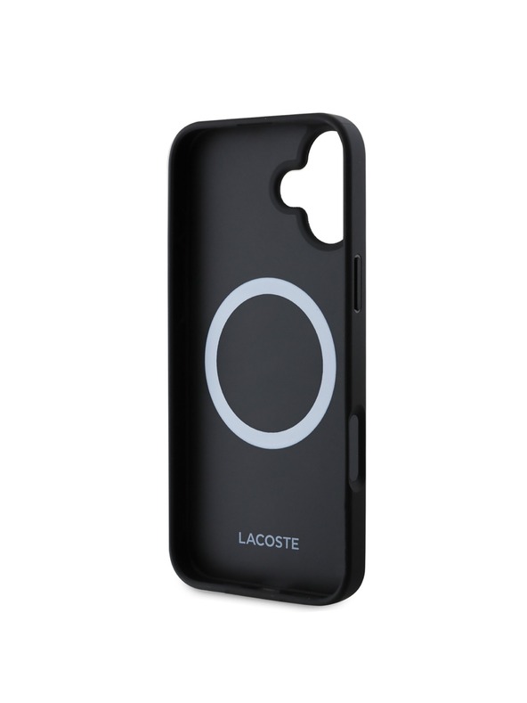 Lacoste Lacoste Blend Monogram MagSafe Задна обвивка за iPhone 16 Black