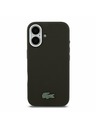 Lacoste Lacoste PVC Iconic Petit Pique Metal Logo MagSafe Задна обвивка за iPhone 16 Black