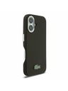 Lacoste Lacoste PVC Iconic Petit Pique Metal Logo MagSafe Задна обвивка за iPhone 16 Black