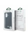 Lacoste Lacoste PVC Iconic Petit Pique Metal Logo MagSafe Задна обвивка за iPhone 16 Black