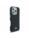 Lacoste Lacoste PVC Iconic Petit Pique Metal Logo MagSafe Задна обвивка за iPhone 16 Pro Black