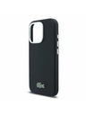 Lacoste Lacoste PVC Iconic Petit Pique Metal Logo MagSafe Задна обвивка за iPhone 16 Pro Black