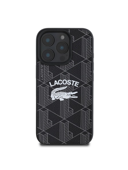 Lacoste Lacoste Blend Monogram MagSafe Задна обвивка за iPhone 16 Pro Black