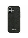 DKNY DKNY PU Leather Grid Pattern Magsafe Задна обвивка за iPhone 17 Black