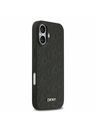 DKNY DKNY PU Leather Grid Pattern Magsafe Задна обвивка за iPhone 17 Black