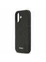 DKNY DKNY PU Leather Grid Pattern Magsafe Задна обвивка за iPhone 17 Black