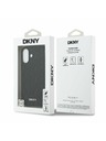 DKNY DKNY PU Leather Grid Pattern Magsafe Задна обвивка за iPhone 17 Black