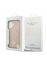 Guess Guess PU Leather Triangle Logo MagSafe Задна обвивка за iPhone 17 Pink